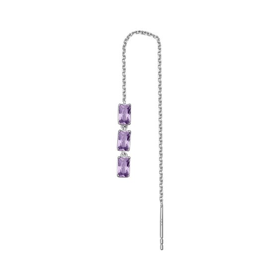 Mono orecchino Brosway Donna FANCY MAGIC PURPLE in Argento Ametista FMP23 - FMP23